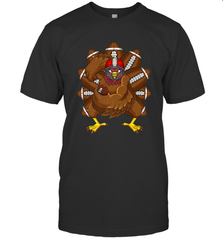 Cool Turkey Football Feathers Funny Thanksgiving Sports Men's T-Shirt Men's T-Shirt - jonhlittlestore88