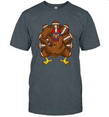 Cool Turkey Football Feathers Funny Thanksgiving Sports Men's T-Shirt Men's T-Shirt - jonhlittlestore88