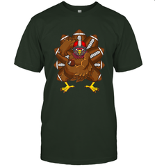 Cool Turkey Football Feathers Funny Thanksgiving Sports Men's T-Shirt Men's T-Shirt - jonhlittlestore88