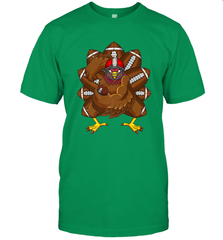 Cool Turkey Football Feathers Funny Thanksgiving Sports Men's T-Shirt Men's T-Shirt - jonhlittlestore88