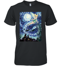 Disney Peter Pan Tinker Bell Starry Night Portrait Men's Premium T-Shirt