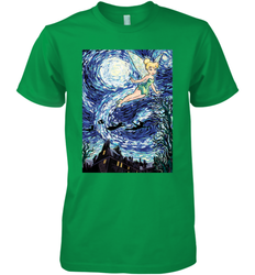 Disney Peter Pan Tinker Bell Starry Night Portrait Men's Premium T-Shirt