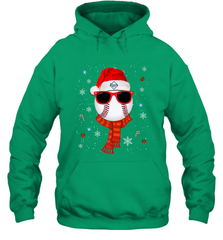 Tampa Bay Rays LogoChristmas Baseball Player Glasses Santa Hat Pajama Gift Hooded Sweatshirt Hooded Sweatshirt - jonhlittlestore88