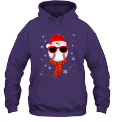 Tampa Bay Rays LogoChristmas Baseball Player Glasses Santa Hat Pajama Gift Hooded Sweatshirt Hooded Sweatshirt - jonhlittlestore88