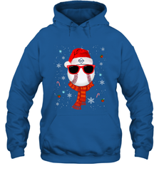 Tampa Bay Rays LogoChristmas Baseball Player Glasses Santa Hat Pajama Gift Hooded Sweatshirt Hooded Sweatshirt - jonhlittlestore88