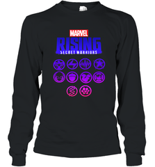 Marvel Rising Secret Warriors Hero Emblem Logo Long Sleeve T-Shirt Long Sleeve T-Shirt - jonhlittlestore88