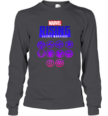Marvel Rising Secret Warriors Hero Emblem Logo Long Sleeve T-Shirt Long Sleeve T-Shirt - jonhlittlestore88