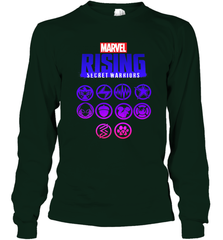 Marvel Rising Secret Warriors Hero Emblem Logo Long Sleeve T-Shirt Long Sleeve T-Shirt - jonhlittlestore88
