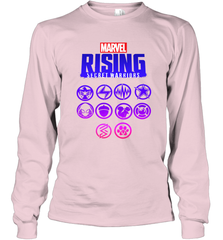 Marvel Rising Secret Warriors Hero Emblem Logo Long Sleeve T-Shirt Long Sleeve T-Shirt - jonhlittlestore88