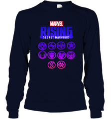 Marvel Rising Secret Warriors Hero Emblem Logo Long Sleeve T-Shirt Long Sleeve T-Shirt - jonhlittlestore88