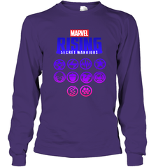 Marvel Rising Secret Warriors Hero Emblem Logo Long Sleeve T-Shirt Long Sleeve T-Shirt - jonhlittlestore88