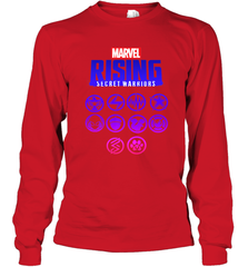 Marvel Rising Secret Warriors Hero Emblem Logo Long Sleeve T-Shirt Long Sleeve T-Shirt - jonhlittlestore88