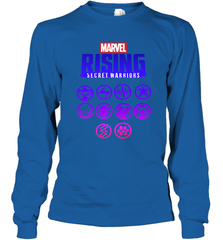 Marvel Rising Secret Warriors Hero Emblem Logo Long Sleeve T-Shirt Long Sleeve T-Shirt - jonhlittlestore88