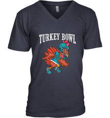 Cool Turkey Bowl _ Funny Thanksgiving Football Player Men's V-Neck Men's V-Neck - jonhlittlestore88