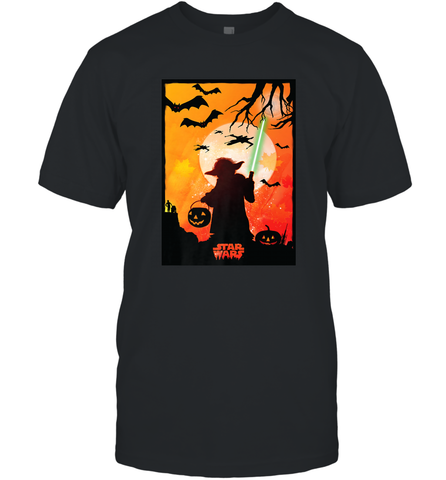 Star Wars Yoda Silhouette Halloween Men's T-Shirt