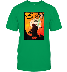Star Wars Yoda Silhouette Halloween Men's T-Shirt Men's T-Shirt - jonhlittlestore88