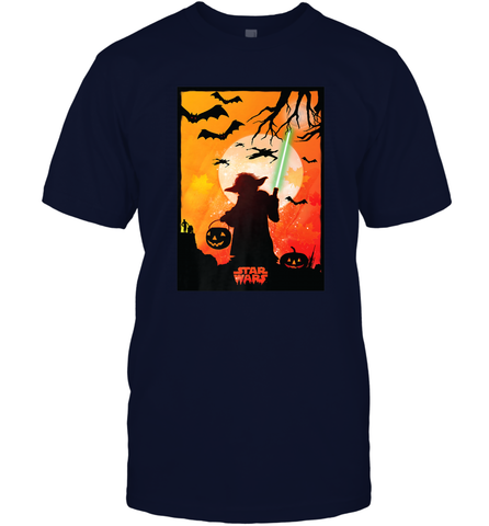 Star Wars Yoda Silhouette Halloween Men's T-Shirt