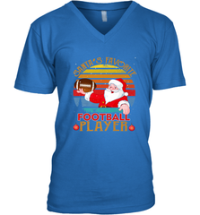 NFL Santa Favorite Football Player Funny Christmas Funny Men's V-Neck Men's V-Neck - jonhlittlestore88