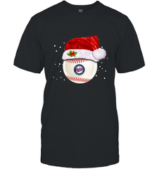Minnesota Twins Logo Baseball Ball Christmas Santa Hat Xmas Sport Funny Snow Men's T-Shirt Men's T-Shirt - jonhlittlestore88
