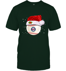 Minnesota Twins Logo Baseball Ball Christmas Santa Hat Xmas Sport Funny Snow Men's T-Shirt Men's T-Shirt - jonhlittlestore88