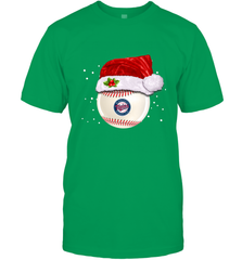 Minnesota Twins Logo Baseball Ball Christmas Santa Hat Xmas Sport Funny Snow Men's T-Shirt Men's T-Shirt - jonhlittlestore88