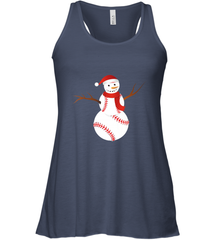 Snowman Baseball Christmas Women's Racerback Tank Women's Racerback Tank - jonhlittlestore88