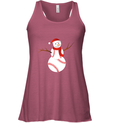Snowman Baseball Christmas Women's Racerback Tank Women's Racerback Tank - jonhlittlestore88