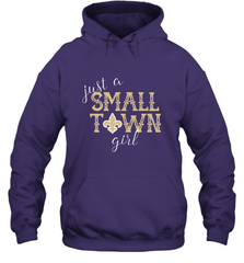 NFL Small Town New Orleans Football Girl, Great Christmas Gift Hooded Sweatshirt Hooded Sweatshirt - jonhlittlestore88