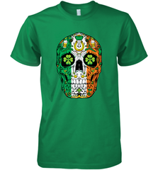 Sugar Skull Leprechaun T Shirt St Patricks Day Women Men Tee Men's Premium T-Shirt Men's Premium T-Shirt - jonhlittlestore88