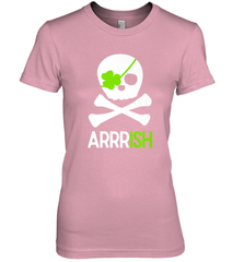 St. Patricks Day Irish Pirate Skull and Cross bones Women's Premium T-Shirt Women's Premium T-Shirt - jonhlittlestore88