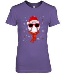 Texas Rangers Logo Christmas Baseball Player Glasses Santa Hat Pajama Gift Women's Premium T-Shirt Women's Premium T-Shirt - jonhlittlestore88