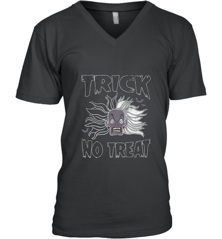 Disney Dalmatians Cruella Trick No Treat Halloween Men's V-Neck Men's V-Neck / Black / S Men's V-Neck - jonhlittlestore88