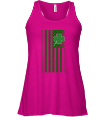 Lucky St. Patrick's Day Irish American Flag T Shirt Women's Racerback Tank Women's Racerback Tank - jonhlittlestore88