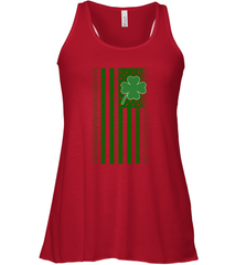 Lucky St. Patrick's Day Irish American Flag T Shirt Women's Racerback Tank Women's Racerback Tank - jonhlittlestore88
