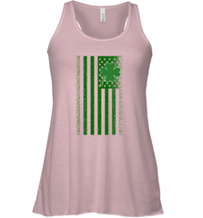 Lucky St. Patrick's Day Irish American Flag T Shirt Women's Racerback Tank Women's Racerback Tank - jonhlittlestore88