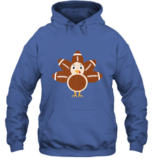 Funny Football Turkey Fall Thanksgiving Football Hooded Sweatshirt Hooded Sweatshirt - jonhlittlestore88