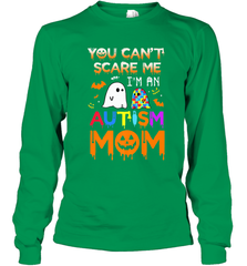 You Can't Scare Me I'm An Autism Mom Ghost Awareness Funny Long Sleeve T-Shirt Long Sleeve T-Shirt - jonhlittlestore88