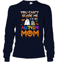 You Can't Scare Me I'm An Autism Mom Ghost Awareness Funny Long Sleeve T-Shirt Long Sleeve T-Shirt - jonhlittlestore88