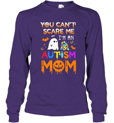 You Can't Scare Me I'm An Autism Mom Ghost Awareness Funny Long Sleeve T-Shirt Long Sleeve T-Shirt - jonhlittlestore88