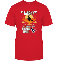 Broom Broke So I Became A Fan of Houston Texans  NFL Halloween Costume Men's T-Shirt Men's T-Shirt - jonhlittlestore88
