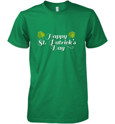 Shamrock Happy St patrick's Shirt for men and women (2) Men's Premium T-Shirt