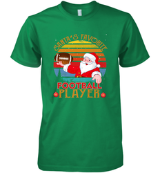 NFL Santa Favorite Football Player Funny Christmas Funny Men's Premium T-Shirt