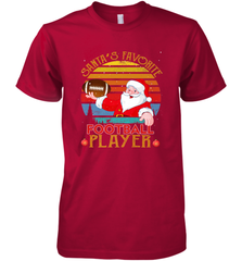 NFL Santa Favorite Football Player Funny Christmas Funny Men's Premium T-Shirt Men's Premium T-Shirt - jonhlittlestore88