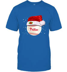 Philadelphia Phillies logo Baseball Ball Christmas Santa Hat Xmas Sport Funny Snow Men's T-Shirt Men's T-Shirt - jonhlittlestore88