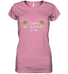Shamrock Happy St patrick's Shirt for men and women (2) Women's V-Neck T-Shirt Women's V-Neck T-Shirt - jonhlittlestore88