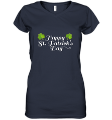 Shamrock Happy St patrick's Shirt for men and women (2) Women's V-Neck T-Shirt Women's V-Neck T-Shirt - jonhlittlestore88