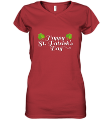 Shamrock Happy St patrick's Shirt for men and women (2) Women's V-Neck T-Shirt Women's V-Neck T-Shirt - jonhlittlestore88