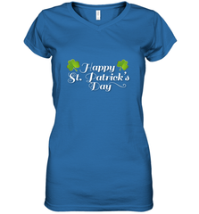 Shamrock Happy St patrick's Shirt for men and women (2) Women's V-Neck T-Shirt Women's V-Neck T-Shirt - jonhlittlestore88