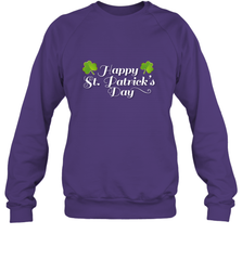 Shamrock Happy St patrick's Shirt for men and women (2) Crewneck Sweatshirt Crewneck Sweatshirt - jonhlittlestore88