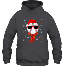 Oakland Athletics Logo Christmas Baseball Player Glasses Santa Hat Pajama Gift Hooded Sweatshirt Hooded Sweatshirt - jonhlittlestore88